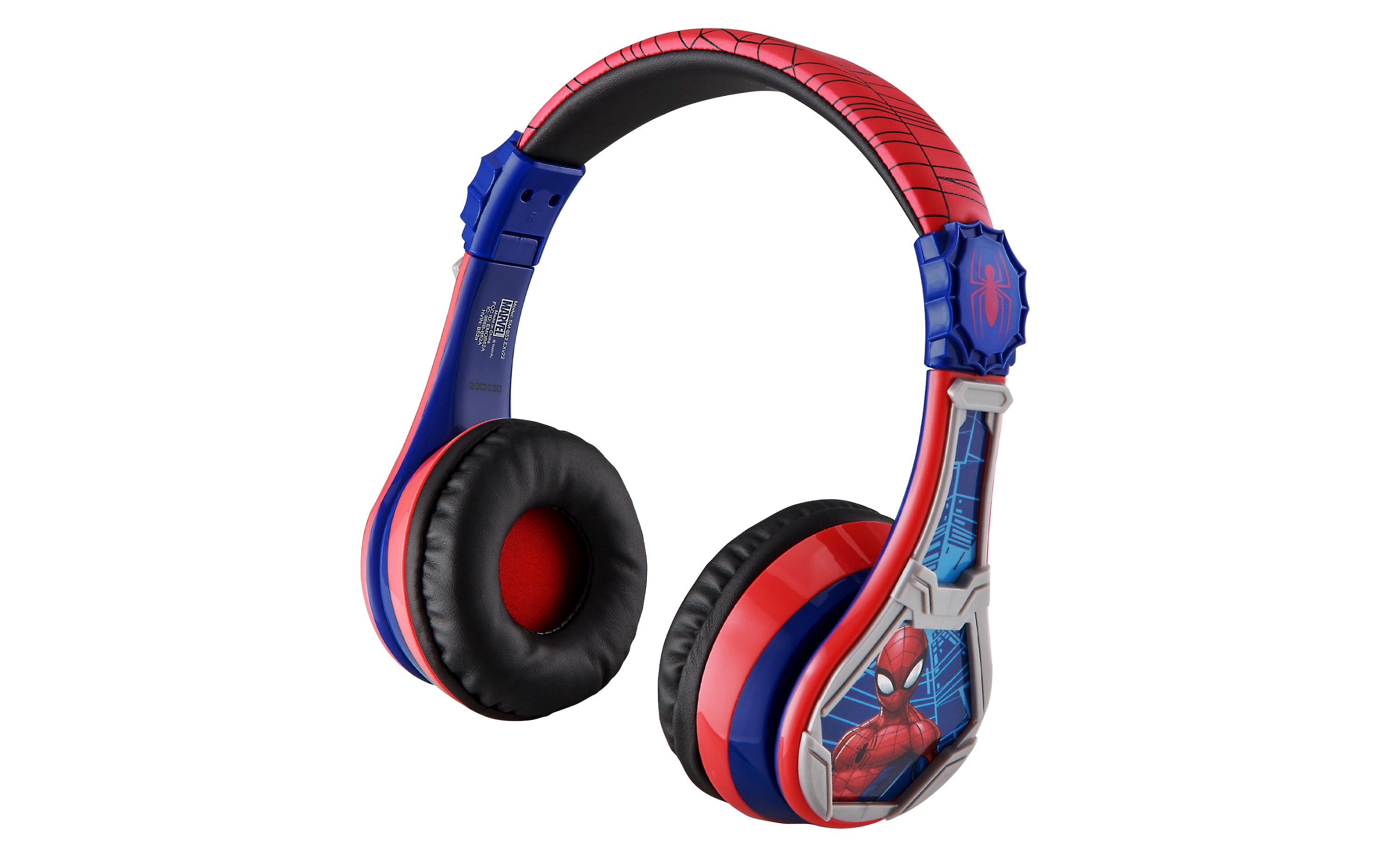 Spider-Man, Adjustable Headphones, Kid Safe, Wireless Bluetooth