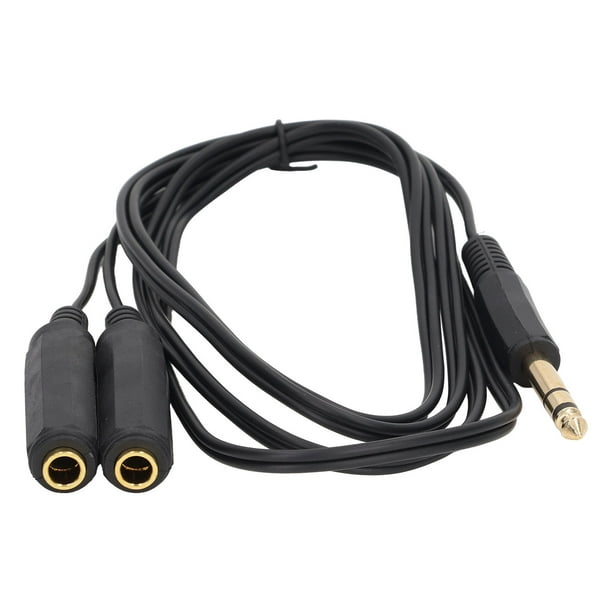 Mic Y Splitter Cable, Microphone Splitter Adapt 1.8m For Multimedia