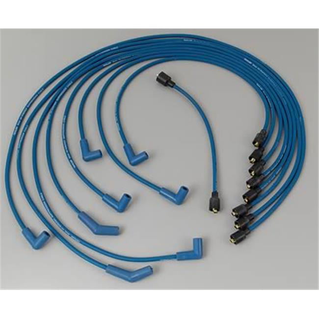 8mm Universal Blue Wire with Blue Strai... ACCEL 5040B Spark Plug Wire Set