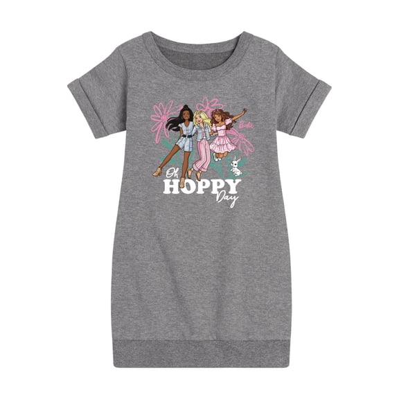 Barbie - Easter - Oh Hoppy Day - Toddler And Youth Girls Fleece Dress