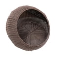 thumbnail image 1 of Cesta de cama para gatos de mimbre de imitación, cueva para gatitos, perrera, cama para gatos transpirable, condominio para gatos de interior, cesta café, 1 of 8