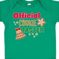thumbnail image 4 of Inktastic Christmas Official Cookie Taster with Bell and Star Cookie Boys or Girls Baby Bodysuit, 4 of 5
