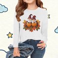 thumbnail image 1 of Blusas y camisas de cuello redondo y manga larga para niños Camisas estampadas de manga larga para Acción de Gracias Camisas lindas de cuello redondo Blusas casuales elegantes Ropa Camisas de cuello r, 1 of 5