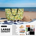 thumbnail image 5 of Wukai Cute Dinosaurs Print Zipper Bag,large Beach Tote Bag,Waterproof Sandproof Bag,Grocery and Picnic Tote Travel Bag, 5 of 5