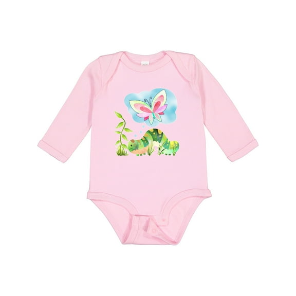 Inktastic Caterpillar's Dream Boys or Girls Long Sleeve Baby Bodysuit