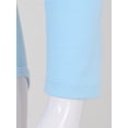 thumbnail image 7 of YONGHS Girls Long Sleeve Ballet Leotard Dance Top Gymnastics Bodysuit Ballerina Romper Team wear Light Blue 9-10, 7 of 7