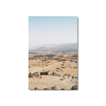 Set of 2 Desert Oasis Oil Paintings 16x24 Inch Hand-Painted Canvas Wall Art for Living Room Bedroom Decor with Vibrant Colors and Modern Style, Ready to Hang, Perfect for Home or Office