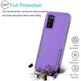 thumbnail image 5 of Taxfox Shockproof Bumper Case with Silicone and Plastic Protection for Samsung Galaxy A03S, Purple, 5 of 9