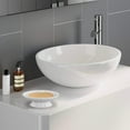 thumbnail image 4 of nu steel Compton Soap Dish in Marble Patterned Resin RES854-3H, 4 of 5