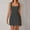 B208 Gray womens summer dresses clearance under $5, variant on Cagogo Women's Sexy Square Neck Bodycon Mini Dress Sleeveless Slim Fit Backless Short Dresses Fashion Going Out Summer Wear