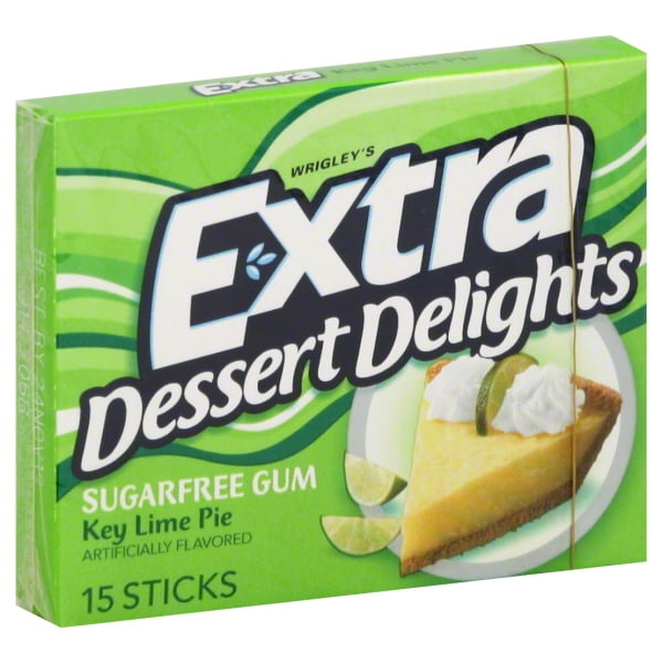 Extra Ex Dssrt Delights Key Lime Pie Gum Walmart Com Walmart Com