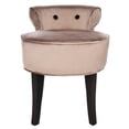 thumbnail image 3 of SAFAVIEH Georgia Vanity Stool Champagne, 3 of 7