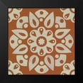 thumbnail image 2 of Lovell, Kathrine 12x12 Black Modern Framed Museum Art Print Titled - Terra Cotta Tile IV, 2 of 5