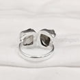 thumbnail image 6 of Natural Smoky Quartz Ring, Rough Quartz Gemstone Ring, 2 Stone Adjustable Ring, 925 Sterling Silver, Womens Ring, Christmas, Thanksgiving, Handmade, Statement Jewelry, Rough Gemstone Jewelry, 6 of 6