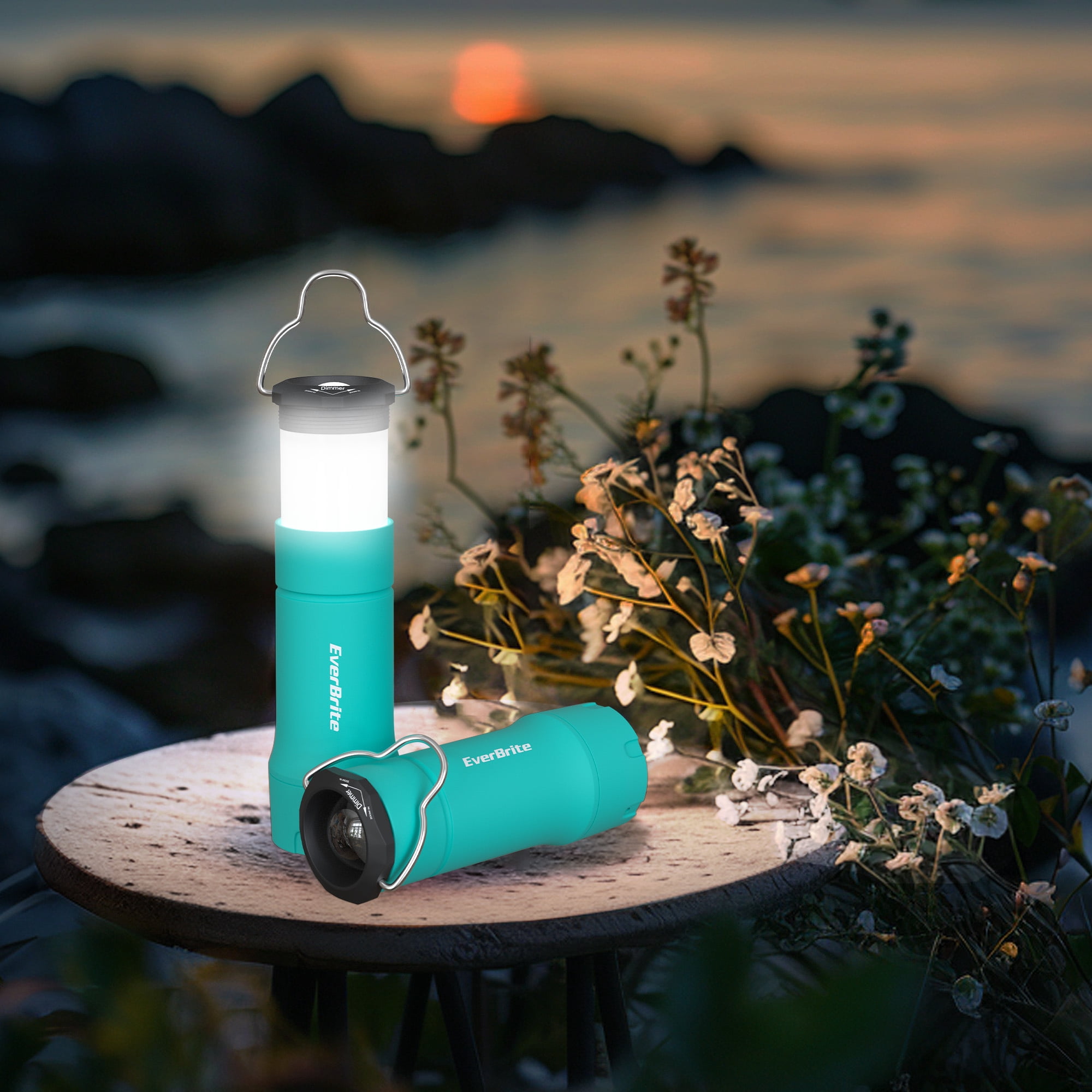 EverBrite 2-in-1 Mini Lantern Flashlight, Zoomable LED Light with