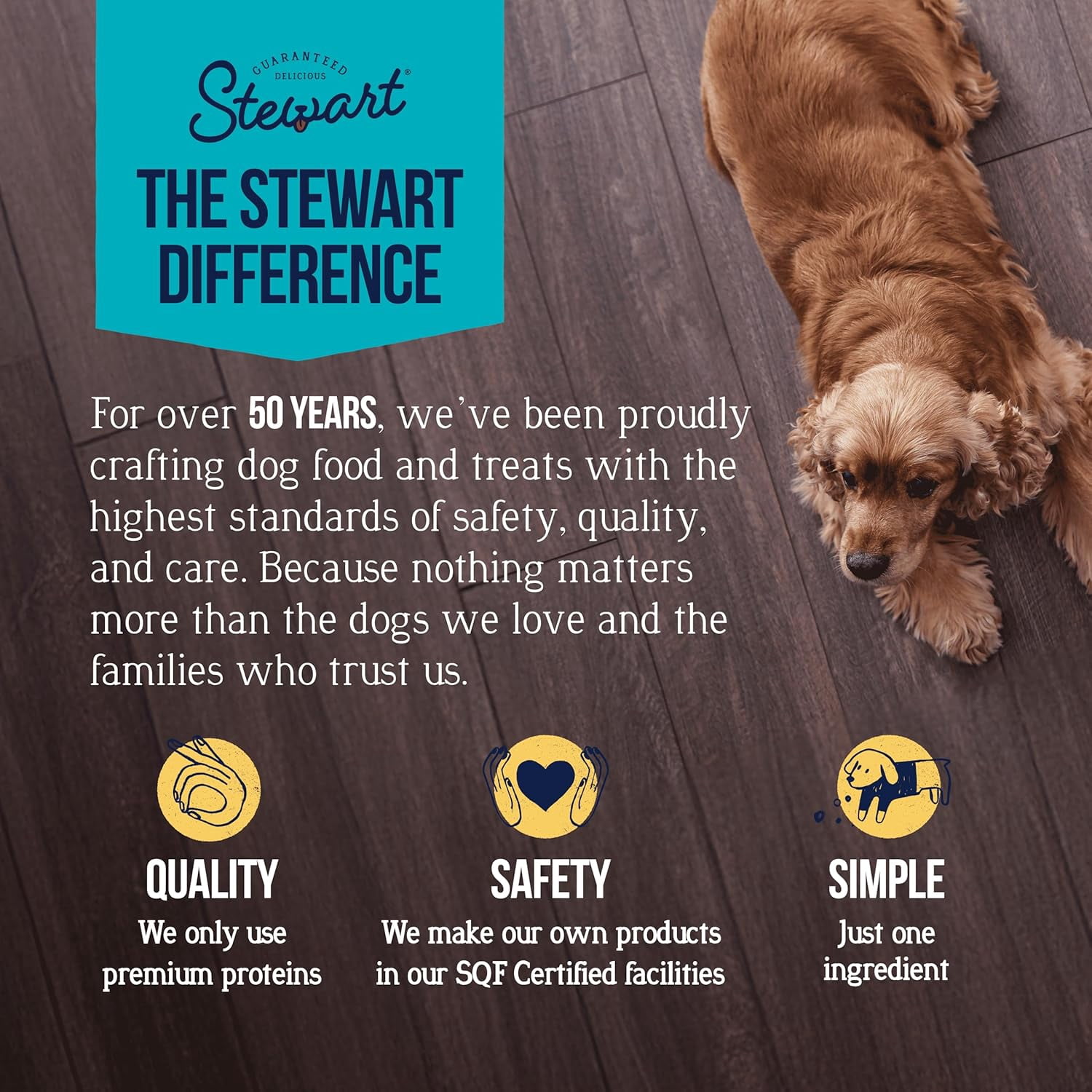 Stewart Freeze-Dried Chicken Liver Training Treats, Single-Ingredient, 3 oz Pouch