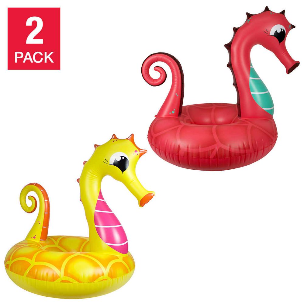 Poolmaster 48 Inch Sea Horse Swimming Pool Float Dual Pack Walmart