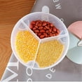 thumbnail image 3 of relayinert Plastic Divided Box Organizer Clear BPA Container Plastic Case Free Storage 1500ml 1Set, 3 of 6