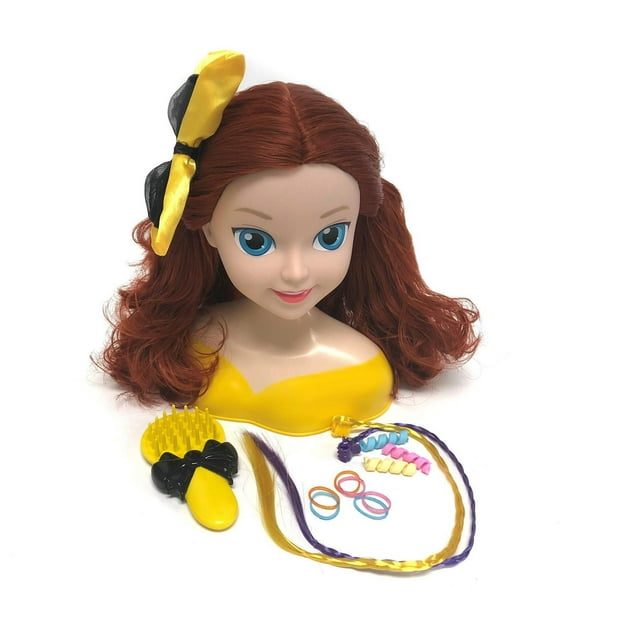 Wiggles Emma - 8" Styling Head with Painted Eyes