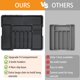 thumbnail image 2 of Organizador de Cubiertos Expandible con 2 Bloques para Cuchillos y 9 Compartimentos (Negro), 2 of 5