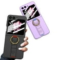 thumbnail image 6 of ELEHOLD Case for Samsung Galaxy Z Flip 6, Wrist Strap Ring Phone Case with Built-in Screen Protector, A, 6 of 9