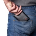 thumbnail image 3 of Alpine Swiss Mens Trifold Wallet RFID Blocking Genuine Leather Bifold ID Window, 3 of 5