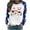 Blue, variant on Christmas Wine Glasses Shirts for Women Cute Long Sleeve Tops Dressy Crewneck Sweatshirts Ugly Xmas Sweater Blouses