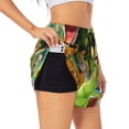 thumbnail image 3 of Lsque Scooby-Doo Printed Women's Running Shorts with Liner Pockets,Elastic Quick Dry Workout Athletic Gym Yoga Shorts,Womens High Waist Shorts-Medium, 3 of 9