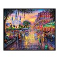 thumbnail image 1 of Cuadros Decorativos Punto de cruz completo 11CT hilo de algodón New Orleans Square Counted Kits de bordado Tmvgtek embutido en tela, 1 of 9