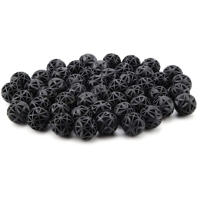 Pack of 50 Bio Filter Balls Filter Medium BalanceBalls Bio Porous Filter Biochemical Ball, Reduces Number of Water Changes, Filter Material for External Filter, 26mm