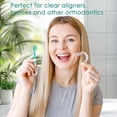 thumbnail image 2 of 80 Pack Disposable Mini Travel Toothbrushes - 5 in 1 Function, Travel Date Portable Individually Packed, 2 of 7