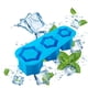 thumbnail image 3 of Bandeja de hielo reutilizable con tapa para 3 moldes de hielo cilíndricos huecos, vasos, tazas, cócteles, whisky y café., 3 of 5