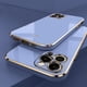 thumbnail image 1 of Funda de teléfono chapada de Color sólido de lujo para IPhone 15, 14, 11, 12, 13 Pro Max, 15 Plus, XR, X, XS, funda trasera de silicona suave, 1 of 4