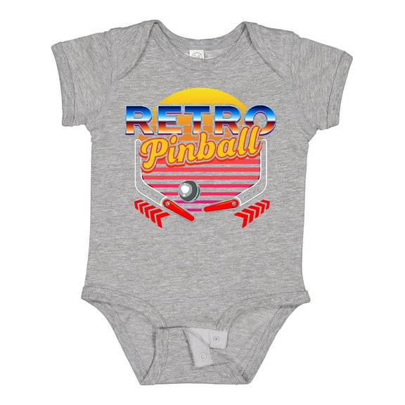 Inktastic Retro Pinball Boys or Girls Baby Bodysuit