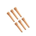 thumbnail image 3 of TISHITA 6x Maplewood Bridge End Pins Cones for Acoustic Guitars / String Pegs / Plain, 3 of 8