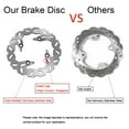 thumbnail image 4 of GZYF Rear Brake Disc Rotor for Suzuki SV 650 1999-2002 / HAYABUSA GSXR 1300 1999-2007 Silver, 4 of 4