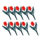 thumbnail image 4 of 10 piezas de borde de jardín de tulipán, borde de césped, cerca decorativa realista, cerca de jardín para Flor roja, 4 of 9