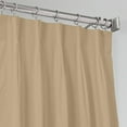 thumbnail image 2 of Homi Drapes Havy Wighted 100% Blackout Curtain Triple Pinch Pleat Thermal Insulated Room Darkening Spill Proof Machine Washable Window Treatment Panels (1 Panel, 42x63, Beige), 2 of 8
