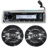 Kenwood KMR-M325BT Marine Bluetooth Receiver USB/Android/iPhone+2) 6.5" Speakers