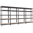 thumbnail image 1 of Patiojoy 5-Tier Industrial Steel Storage Shelves Garage Rack with Adjustable Shelves Grey, 1 of 6
