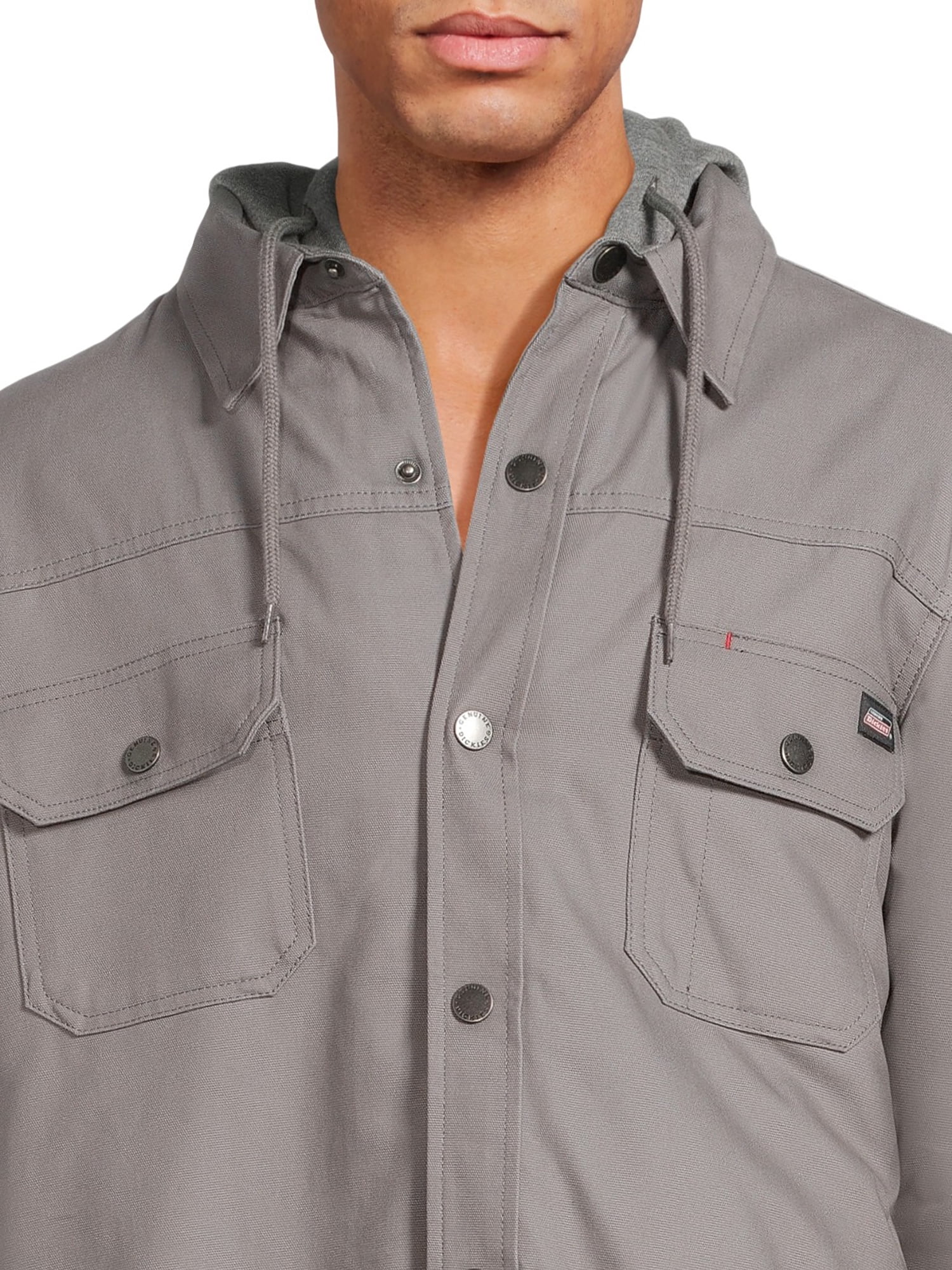 Genuine Dickies Men's Canvas Hooded Shirt Jacket