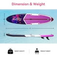 thumbnail image 2 of FULLWATT Inflatable Stand Up Paddle Boards 11 ft with Premium SUP Paddle Board Accessories, Wide Stable Design, Non-Slip Comfort Deck for Youth & Adults, 2 of 12
