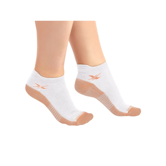 Copper Low-Cut Compression Socks 15-20mmHg, 3 pair