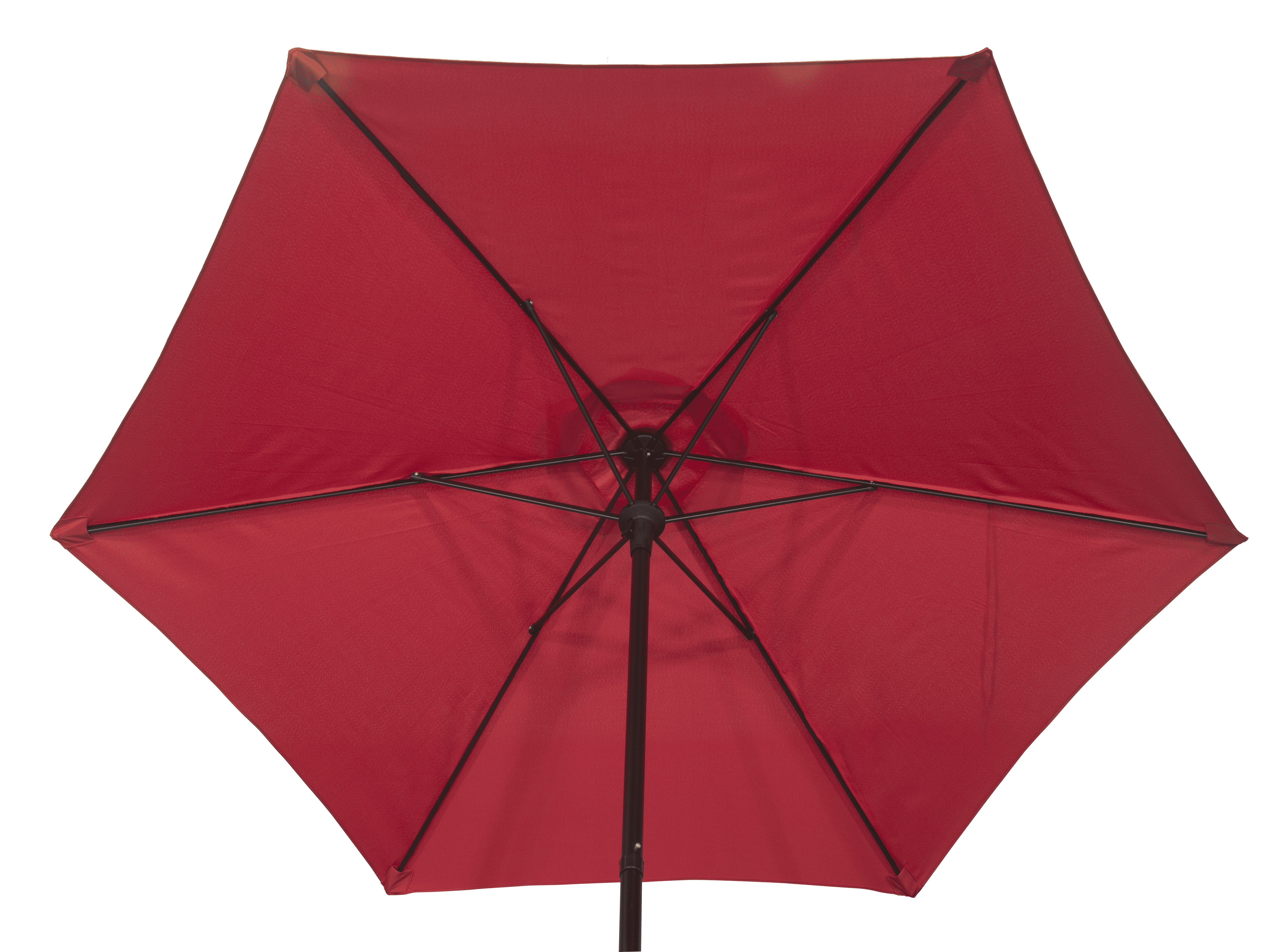 Donglin 87" Red Market Patio Umbrella, UV Resistant