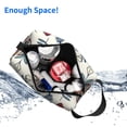 thumbnail image 5 of XMXT Large Capacity Makeup Pouch Bag, Hand Painted Persian Print Make Up Storage Bag Cosmetic Travel Toiletry Bags for Women Men, One Size, 5 of 9