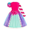 thumbnail image 5 of Kogui Royal Dress for Girls Toddler Dress Summer Baby Girls Dresses Ruffle Dresses for Girls Casual Birthday Party Beach Kids Sundress 3T 4T (Hot Pink,3-4 Years), 5 of 9