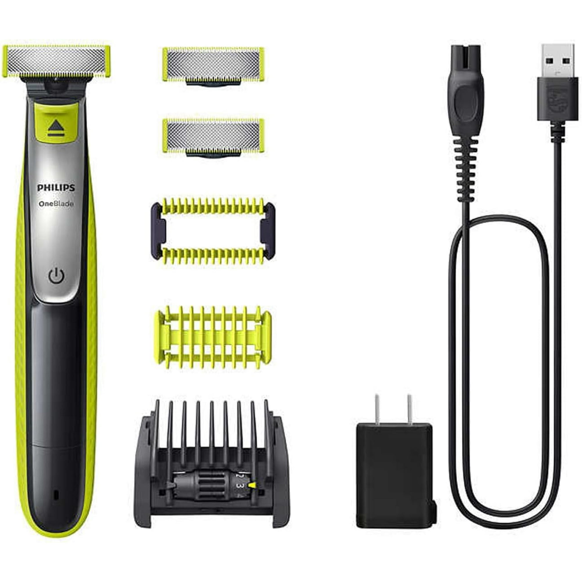Philips Shaver OneBlade Face+Body, Trims, Edges, and Shaves Any