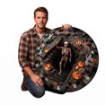 thumbnail image 2 of Halloween 3D Visual Round Rug Non Washable Soft Area Carpet for Home Bedroom Living Room Party 23.62 in D, 2 of 6
