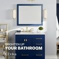 thumbnail image 4 of EVIVA Acclaim 36X30 Transitional Blue Bathroom Mirror, 4 of 5