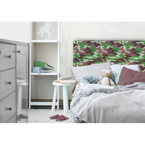 American Kids Camo Tufted Headboard, Available in Multiple Prints